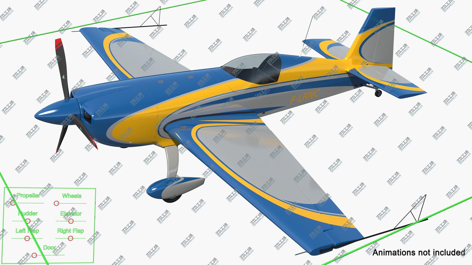 images/goods_img/202104093/Extra EA300 Aerobatic Monoplane Rigged 3D model/3.jpg